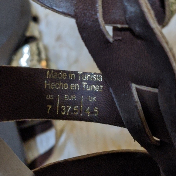 Aldo gladiator sandals size 7 - Picture 4 of 4